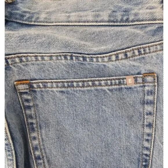 Everlane Relaxed Straight Jeans Women’s 24 Medium Wash Organic Cotton NWOT - Picture 5 of 6